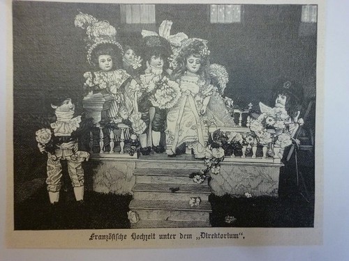 Orig holzstich puppen - orig.,
