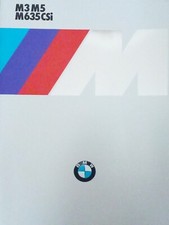 BMW M3 M5 M635 CSi 02/86