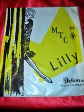RAR Vintage Lilly Mesh Nylons Nylonstrümpfe Gr. 9 braun Stockings Bas OVP
