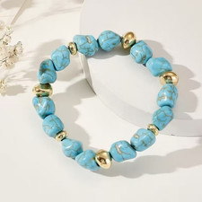 Damen Naturstein Elastik