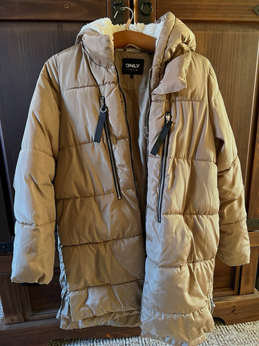 Only damen steppmantel beige - only,