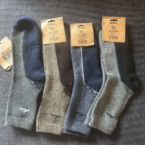 Paar angora wool - angora, socken