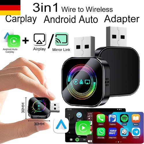Wireless carplay adapter - wireless, 4in1