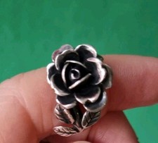 Trollbeads Rose des Herzens Ring Gr. 49