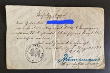 Besitzzeugnis für Das Eiserne