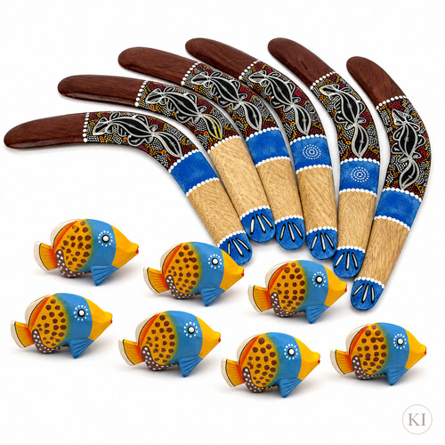 Woru boomerang set holz - boomerang,