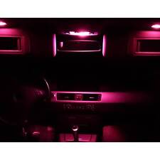 SMD LED Innenraumbeleuchtung Set Peugeot 206 pink Innenbeleuchtung Innenlicht