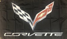 Chevrolet Corvette Fahne USA