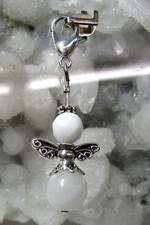 JADE WEISS Engel-Charm