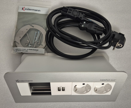 Kindermann cableport desk - cableport, desk²
