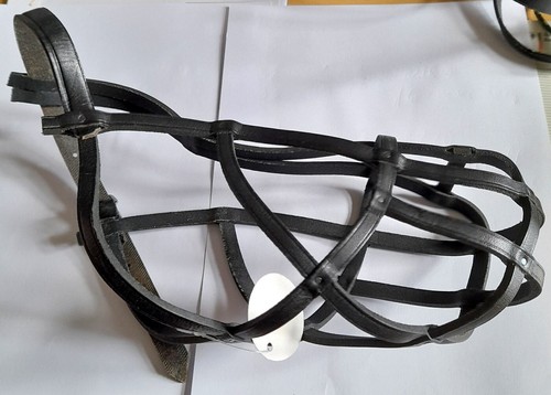 Maulkorb aus leder für hund - leder,