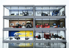 Diorama diecast garage - 1:64/43,
