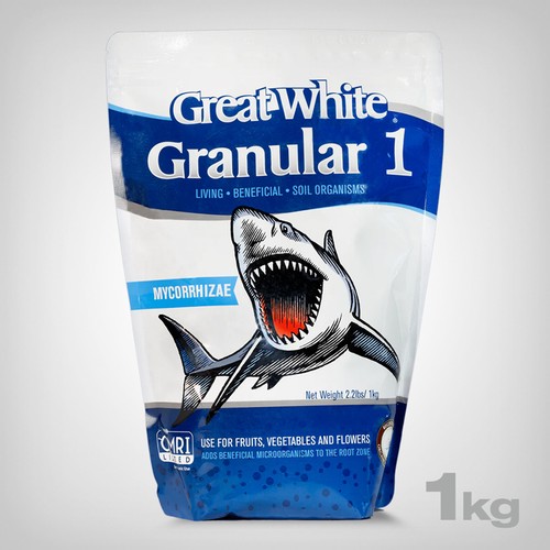 Great white granular 1kg - white, granular,