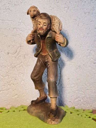 Carolus krippe hirte mit schaf - krippe,