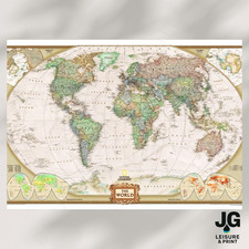 Vintage Weltkarte | Antik