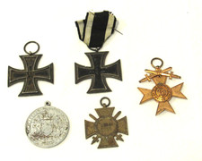 Nachlass an Orden + Ehrenzeichen + EK II + 1.Weltkrieg + 1914