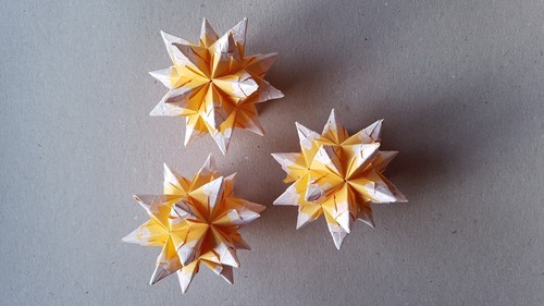 Bascetta origami stern gelb - bascetta,