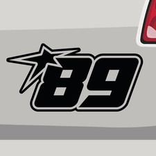 Startnummer 89 Aufkleber