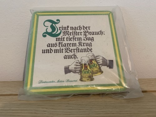 Vintage bierdeckel set dab - vintage,