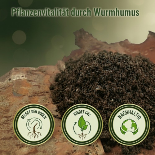 Wurmhumus liter 1 - 2x,