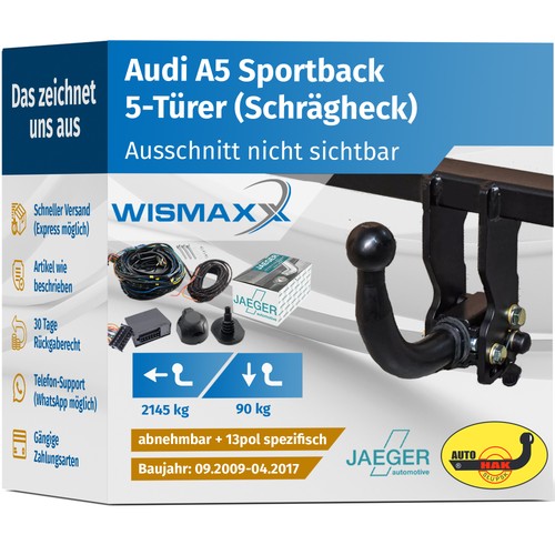 Anhängerkupplung abnehmbar - anhÄngerkupplung,