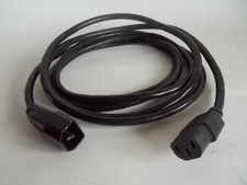 Strom Verlängerung Verlängerungskabel Kaltgeräte Kabel IEC 60320 C14 c13  L 1,6M