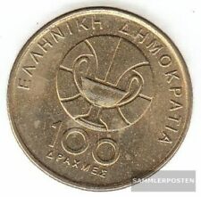 Griechenland KM-Nr. : 170 1998 vorzüglich Aluminium-Bronze 1998 100 Drachmen Bas