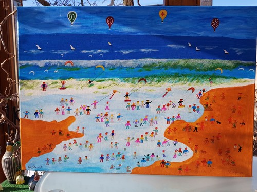 Acrylbilder handgemalt
