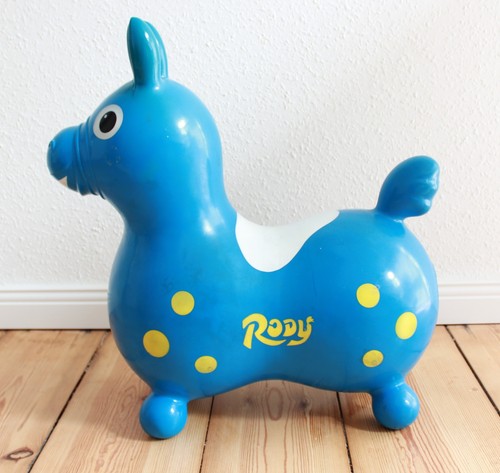 Rody hüpfpferd blau - hüpfpferd,