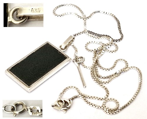 Anhänger onyx 835er silber - anhänger,