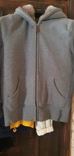 Sweatjacke grau gefüttert
