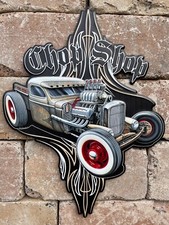 Blechschild Hot Rod Chop Shop
