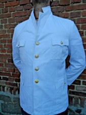 Bundeswehr BW weißes Marine Sakko Uniformjacke Marinesakko  Gr: S-XXL Segeljacke