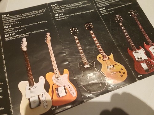 Klira guitar bass flyer - 70's, &