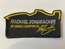Michael Schumacher Formel1 Aufnäher, F1 Aufbügler, Patch, Sticker 