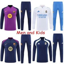 2025/26 Barcelona Real Madrid Trainingsanzug Erwachsene/Kinder Pullover Training