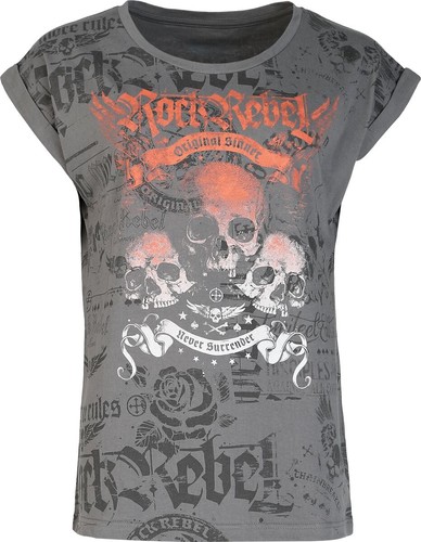 Rock rebel emp damen - rock,