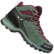 Salewa Alp Mate Mid WP Damen-Wanderstiefel Wanderschuhe Wasserdicht Grün