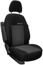 Auto Sitzbezüge Bus Universal Transporter nur FAHRERSITZ für VW T6 AKL Exc Grau