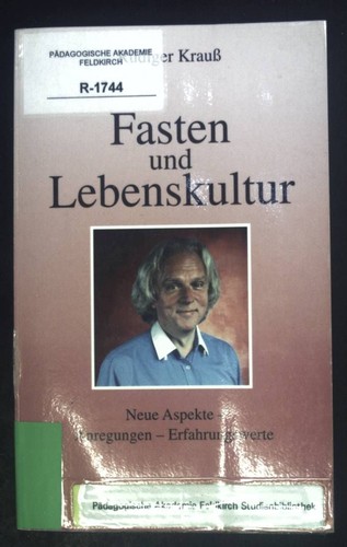Fasten und lebenskultur - fasten,