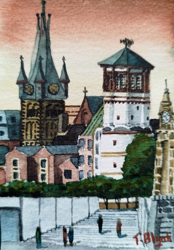 Original aquarell - aquarell,