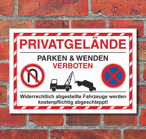 Schild parkverbot - schild,