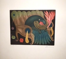 Arik Brauer: "Der Schlaf"