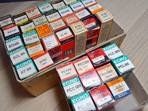 Lot röhren ecc81 ecc82 - röhren,
