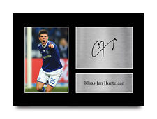Klass-Jan Huntelaar Schalke 04 gerahmtes gedrucktes Autogrammbild für Fußballfan