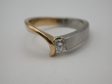 Edler Designerring Platin 950 / Gold 750