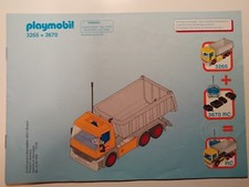 playmobil bauanleitung 3265 und 3670 Muldenkipper Kipplaster