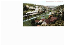 Hartenstein Rupprechtstegen nicht gelaufen beschriftet 1924 Eisenbahn AK