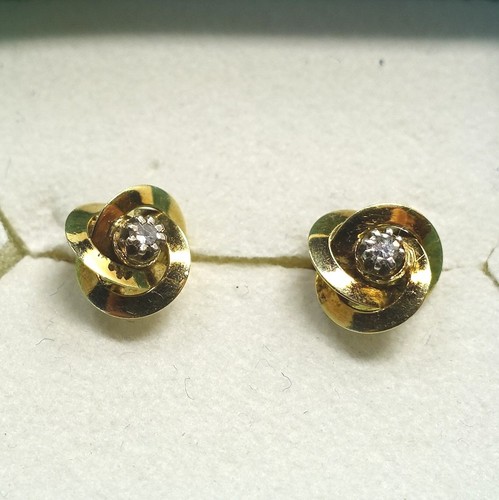 Diamant ohrstecker 585 gold - ohrstecker,