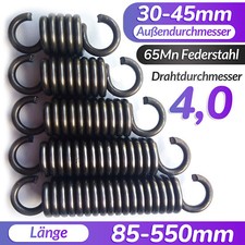 Zugfeder mit Haken, Zugfedern